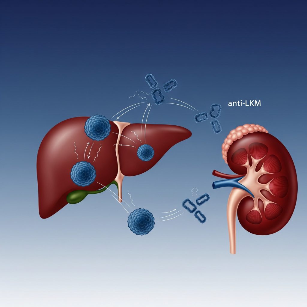 Антитела к микросомам печени-почек (анти-LKM)
