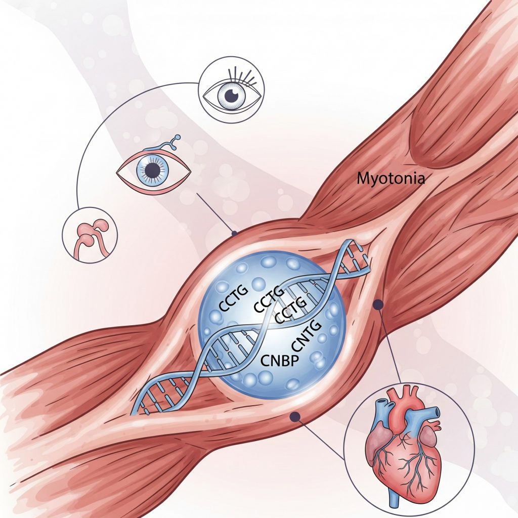 Диагностика миотонической дистрофии 1 типа